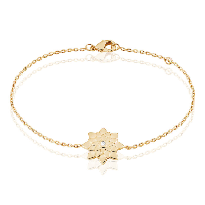 Armband Vergoldet Amsatou Lotus - Spannringe Damen | OROVIVO