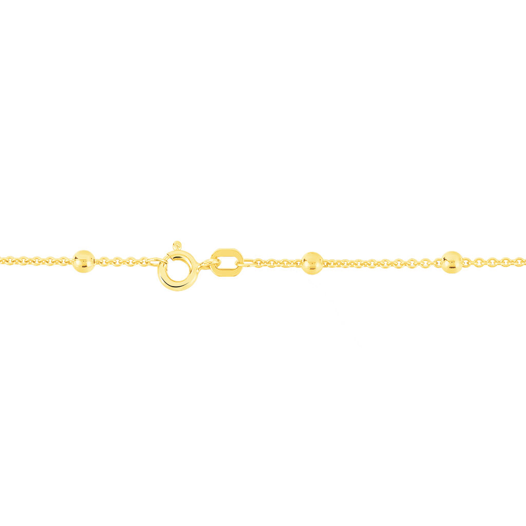 Damen Fußkettchen Silber 925 Gold vergoldet Kugeln - Fußketten Damen | OROVIVO