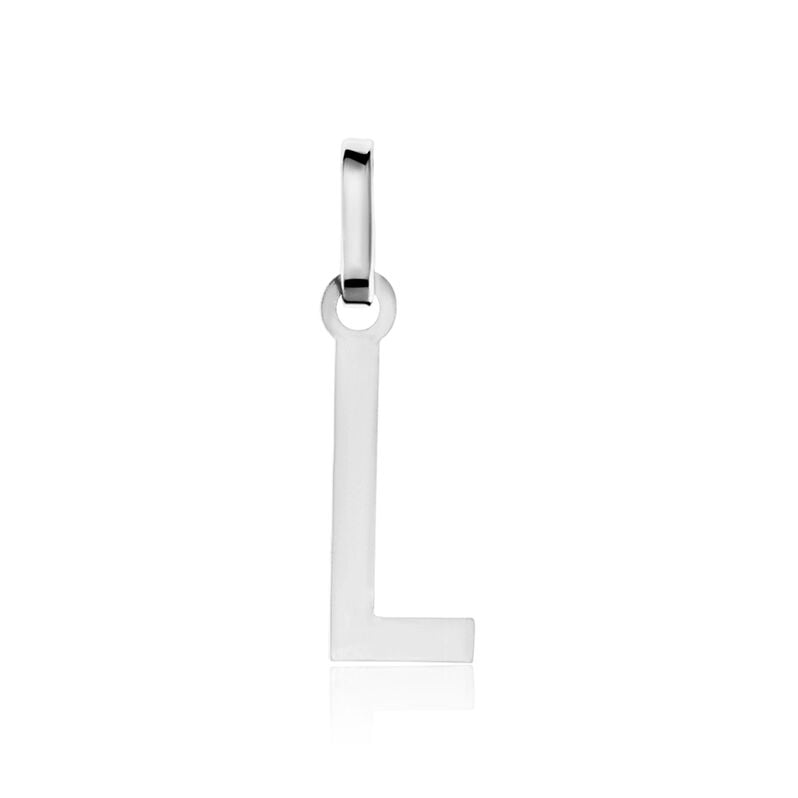 Pendentif Or Weiss  Faviola Lettre L - Spannringe Familie | OROVIVO