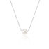 Sarah Damen Collier Silber 925 Zuchtperle Wei&szlig;