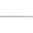 ZOPF 1 Damen Kette Wei&szlig;gold 375 (9 Karat) B 1,1 mm
