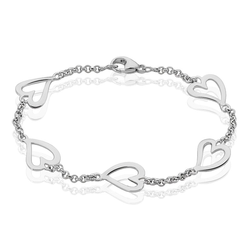 Damen Armband Silber 925 Herz - Armb&auml;nder mit Anh&auml;nger Damen | OROVIVO