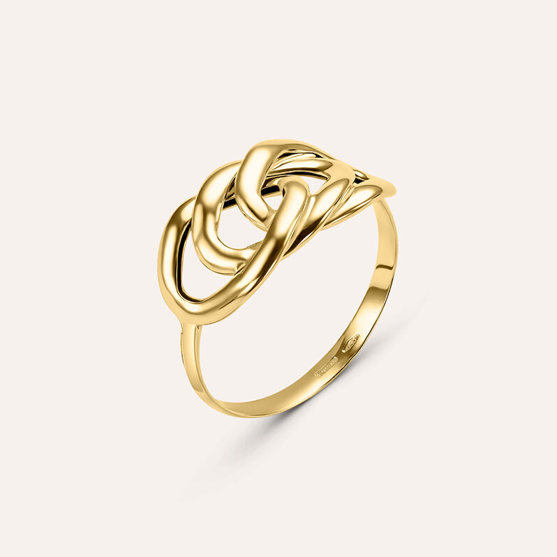 Anello Fantasia Gold Essence Oro Giallo - Spannringe Damen | OROVIVO