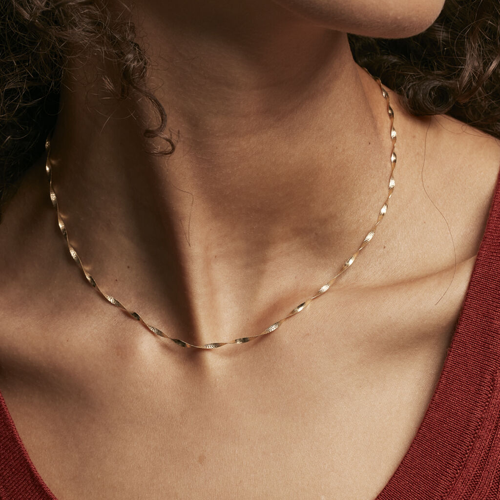 Collier Izar Torsadee Or Jaune - Spannringe Damen | OROVIVO