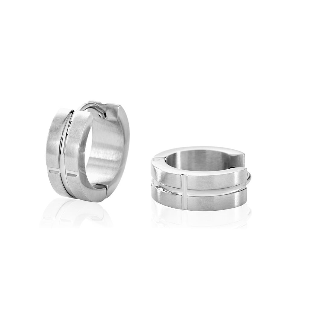 🦚 Herren Creolen Edelstahl Michael 16,00mm, Creolen ohne Stein 🦚 Herren Creolen Edelstahl Michael 16,00mm, Creolen ohne Stein