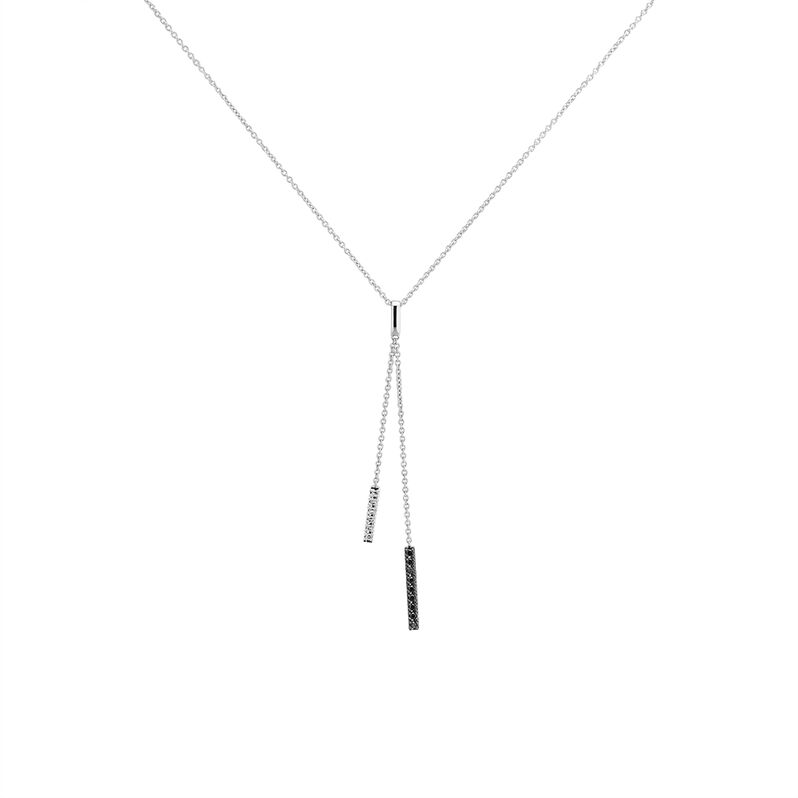 Collier Ainhoaa Or Blanc Diamant - Spannringe Damen | OROVIVO
