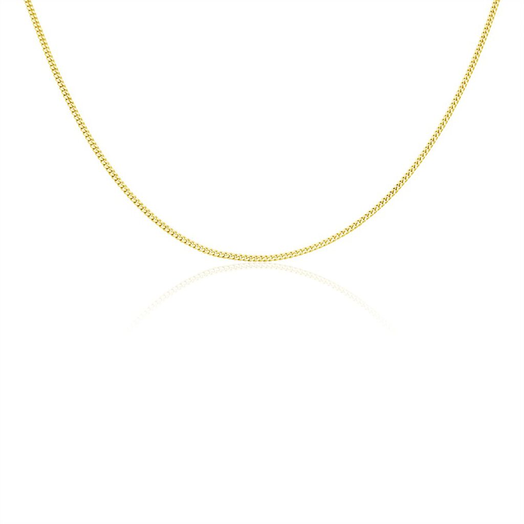 Unisex Panzerkette Gold 375  - Halsketten Unisex | OROVIVO