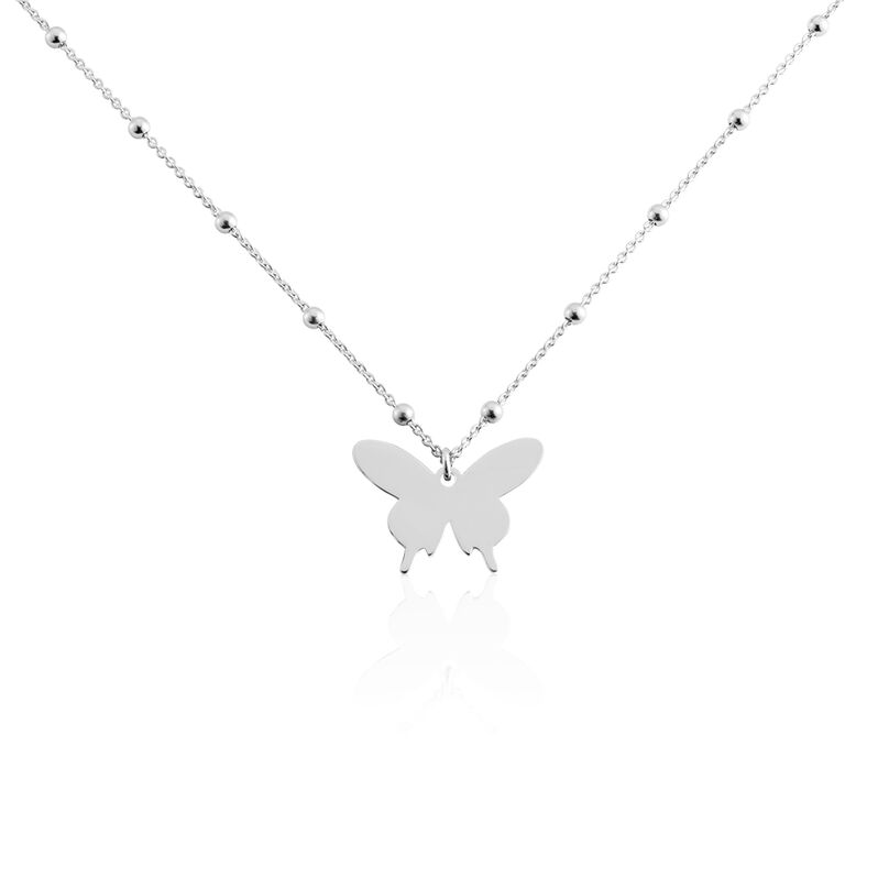 Collier Argent Rhodié Lauree - Spannringe Damen | OROVIVO