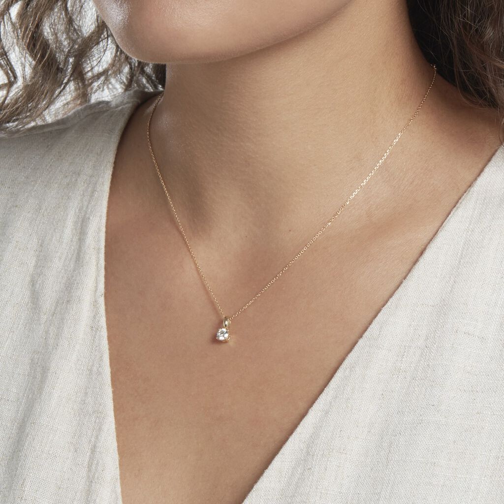 Pendentif Victoria Or Jaune Diamant - Spannringe Damen | OROVIVO