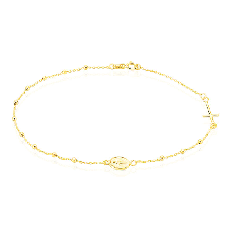 Damenarmband Gold 375 Kreuz - Armbänder mit Anhänger Damen | OROVIVO