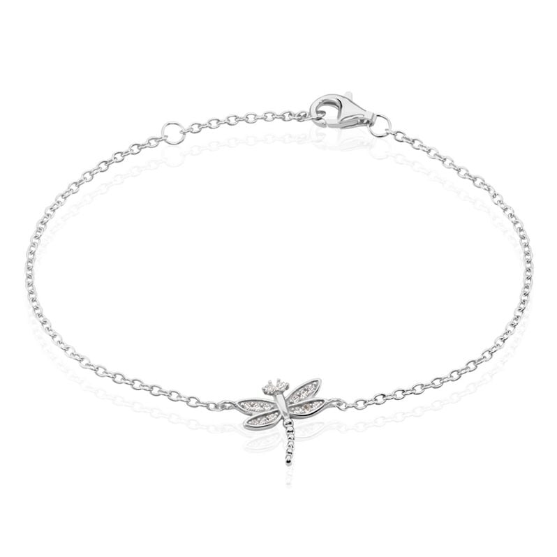Bracelet Jengen Argent Rhodie Oxydes De Zirconium - Spannringe Damen | OROVIVO
