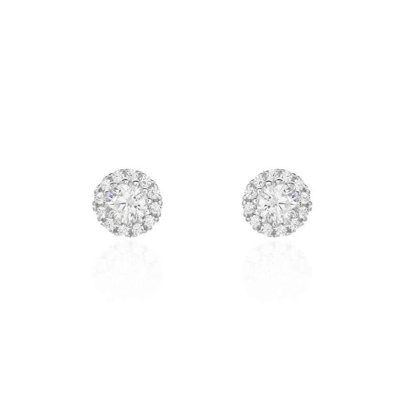 Damen Ohrstecker Silber 925 Zirkonia - Ohrstecker Damen | OROVIVO
