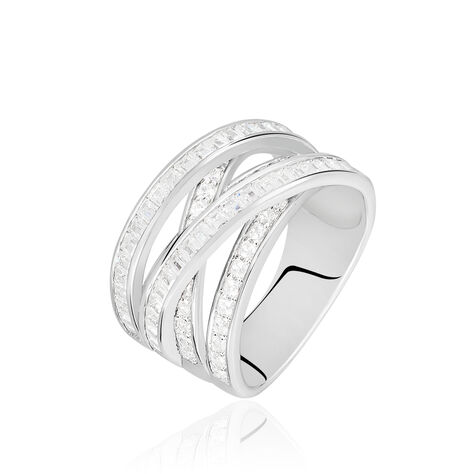 RINA Damen Ring Silber 925 Zirkonia Weiß 3,12 ct