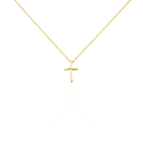 Damen Halskette Silber 925 Vergoldet Kreuz - Halsketten Damen | OROVIVO