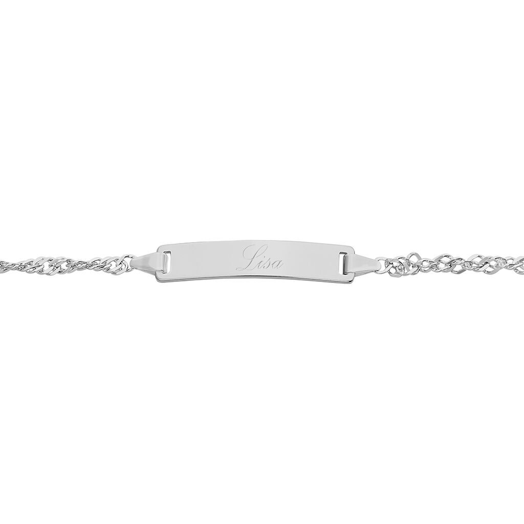 Unisex Id Armband Singapurkette Silber 925  - Armbänder mit Gravur Unisex | OROVIVO