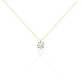 Damen Halskette Gold 750 Diamanten 0,25ct - Ketten mit Anhänger Damen | OROVIVO