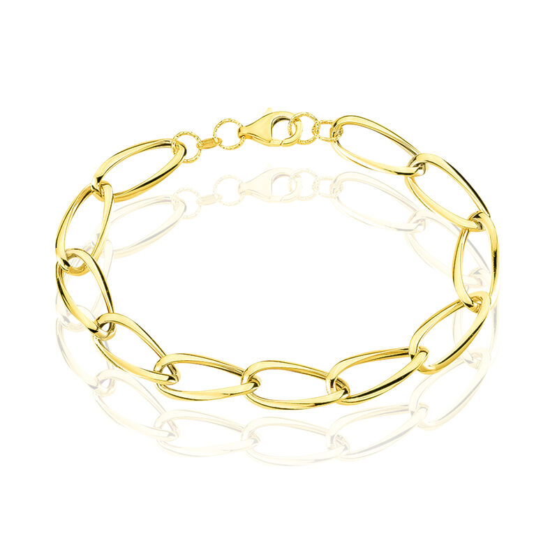 Bracelet Aaron Maille Fantaisie Or Jaune - Spannringe Damen | OROVIVO