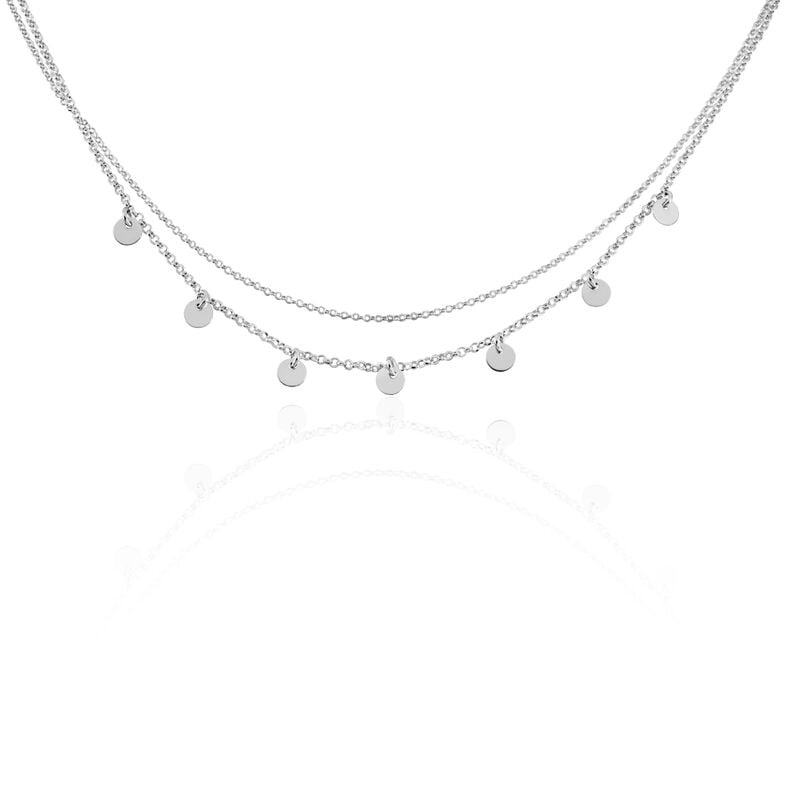 Collier Argent Weiss Vienna - Spannringe Damen | OROVIVO
