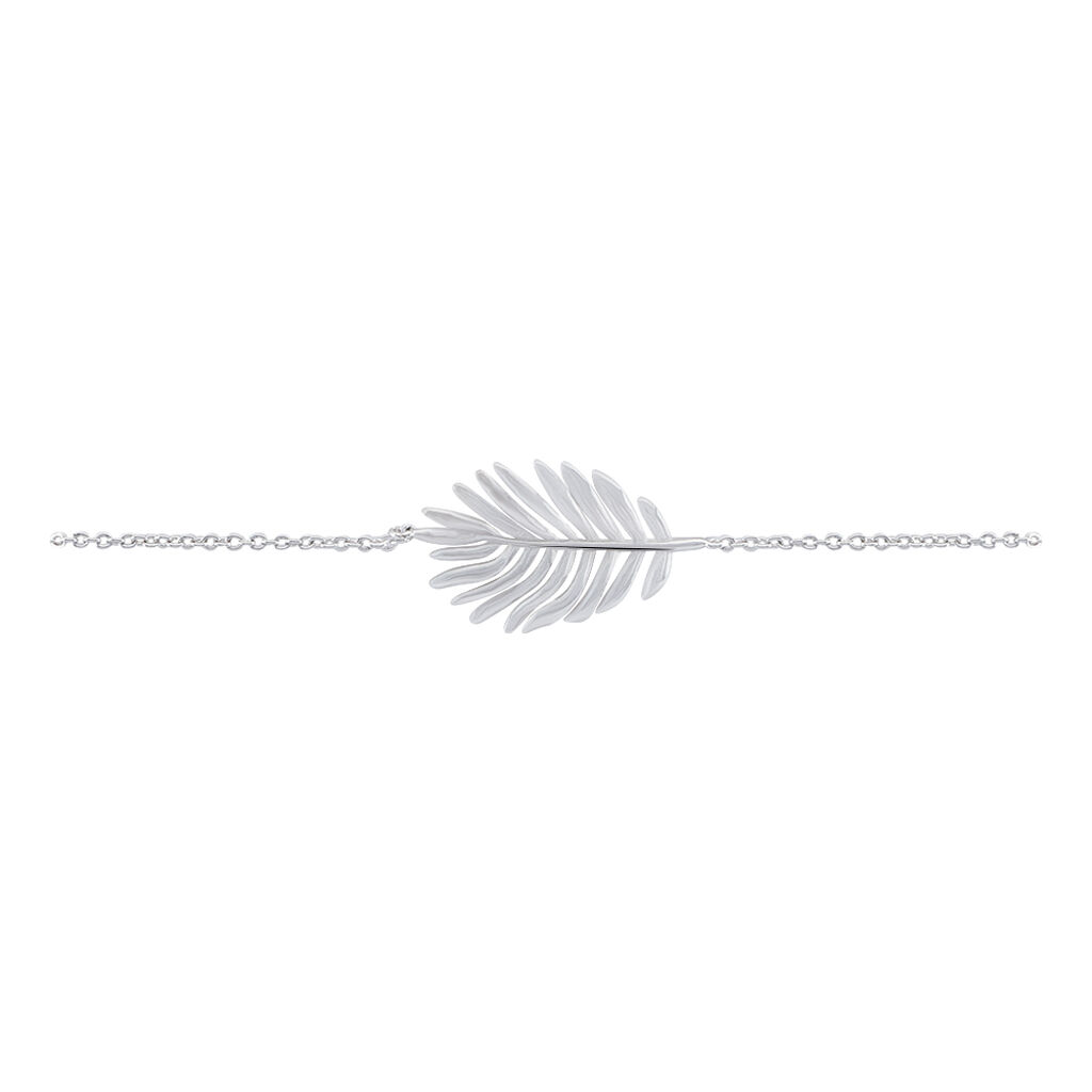 Bracelet Argent Sussana Feuille - Spannringe Damen | OROVIVO