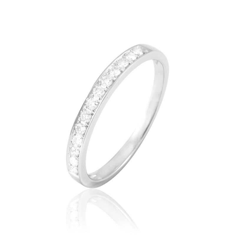 Alliance Collection Juliette Platine Blanc Diamant - Spannringe Damen | OROVIVO