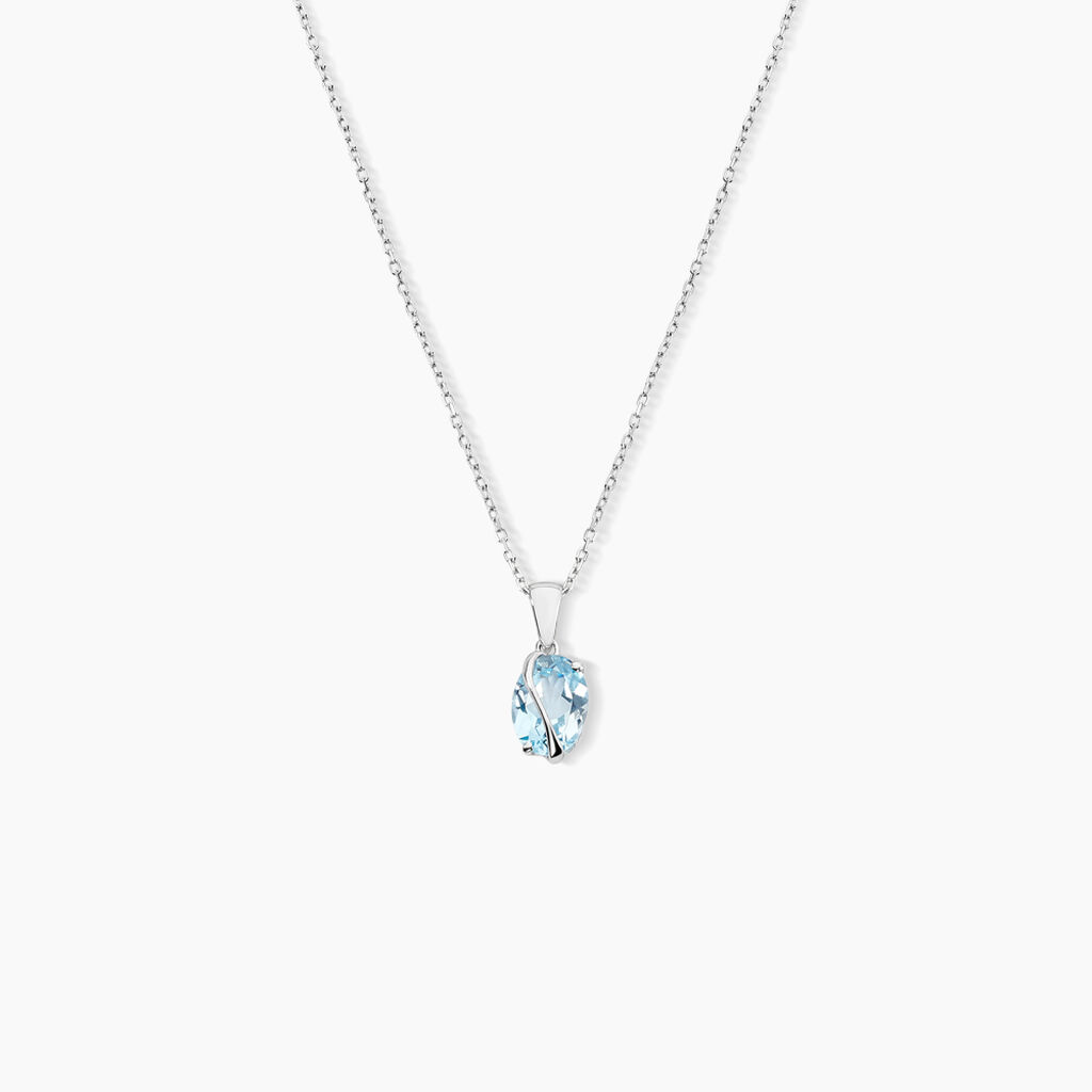 Pendentif Prudencia Or Blanc Topaze - Spannringe Damen | OROVIVO