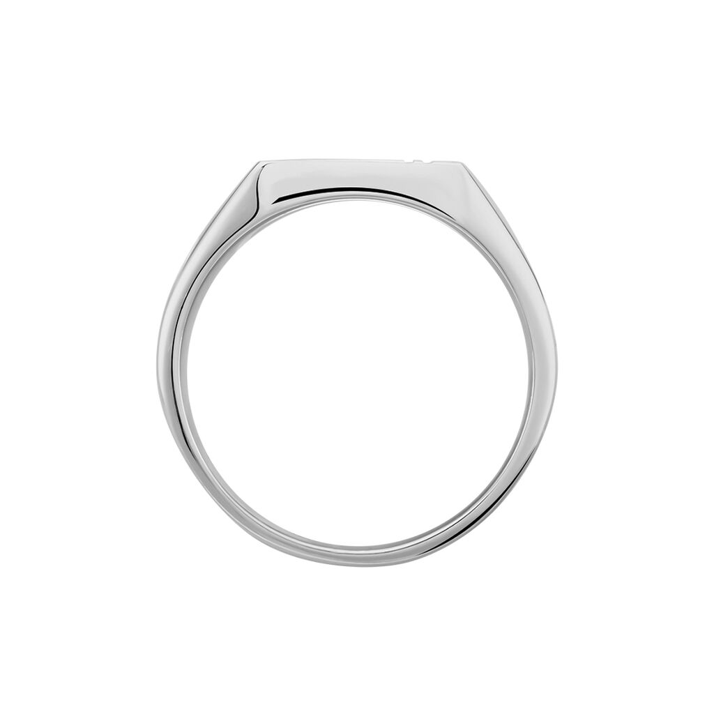 Chevaliere Argent Rhodie Tom Carree - Spannringe Herren | OROVIVO