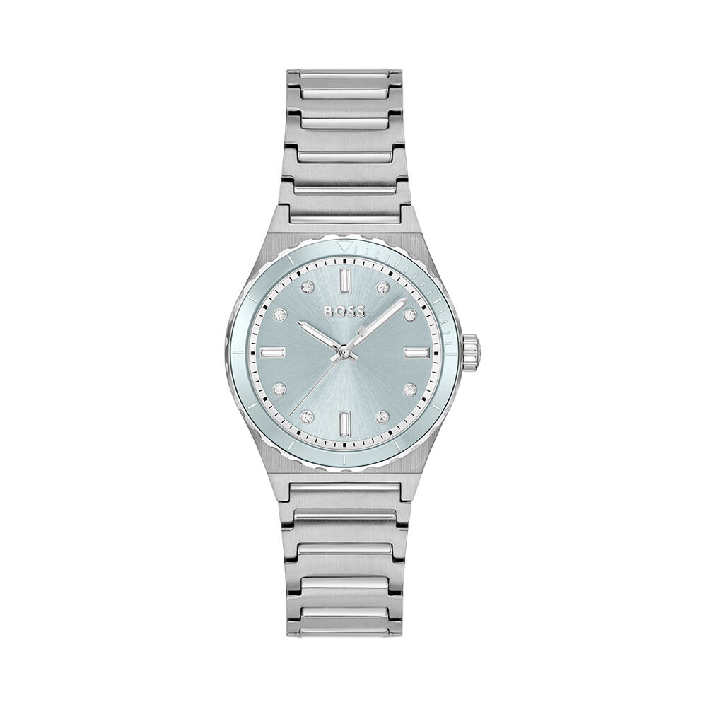 🦚 HUGO BOSS Damenuhr 1502786 Quarz, Uhr ohne Stein