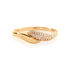 CELIA Damen Ring Vergoldet Zirkonia Wei&szlig; B 5 mm