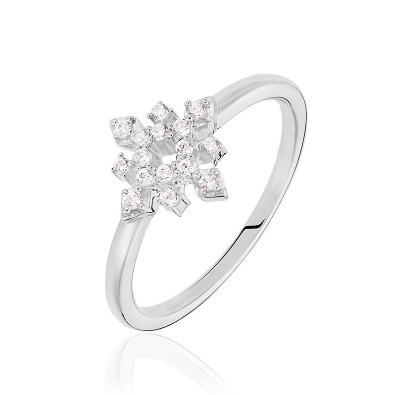 Bague Or Weiss Anea Diamants - Spannringe Damen | OROVIVO