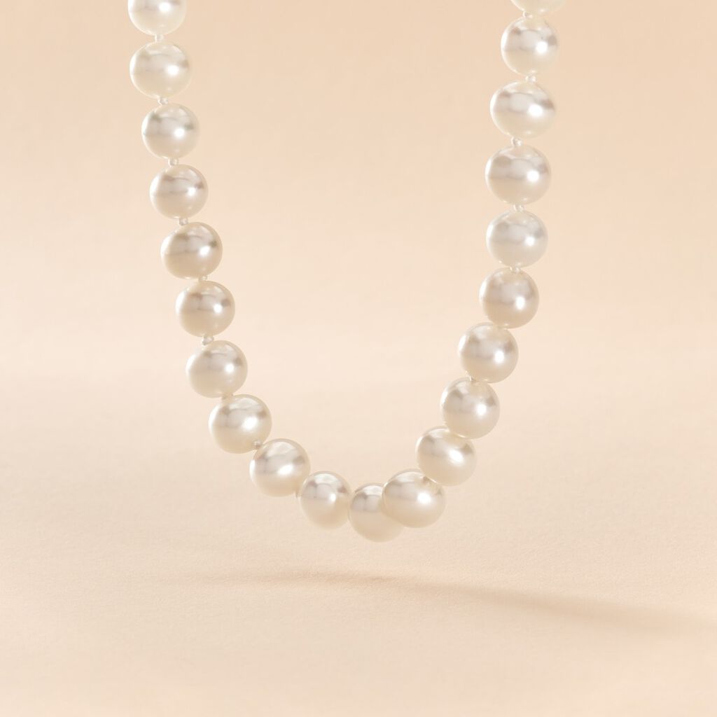 Collier Gabrieleae Or Jaune Perle De Culture - Spannringe Damen | OROVIVO