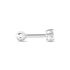 Piercing D'oreilles Joanina 2 Or Weiss Oxyde