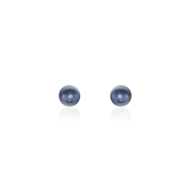 Damen Perlenohrringe Gold 375 Zuchtperle 5-5,5mm - Ohrstecker Damen | OROVIVO