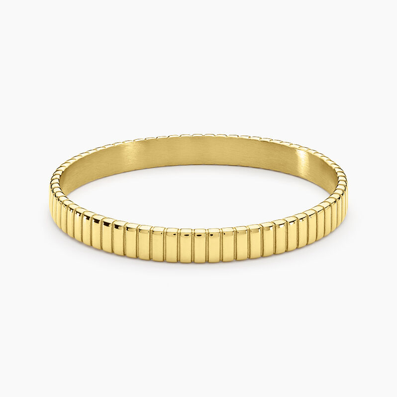 Bracelet Jonc Meghna Acier Jaune - Spannringe Damen | OROVIVO