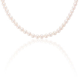 Damen Collier Gold 585 Akoyaperlen 7-7,5mm - Ketten mit Stein Damen | OROVIVO