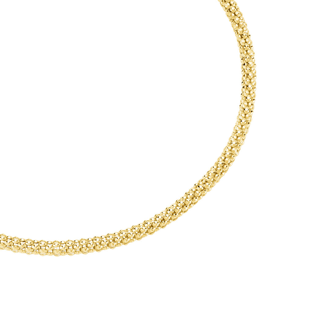 MARI Damen Collier Silber vergoldet 925 B 4,3 mm - Halsketten Damen | OROVIVO