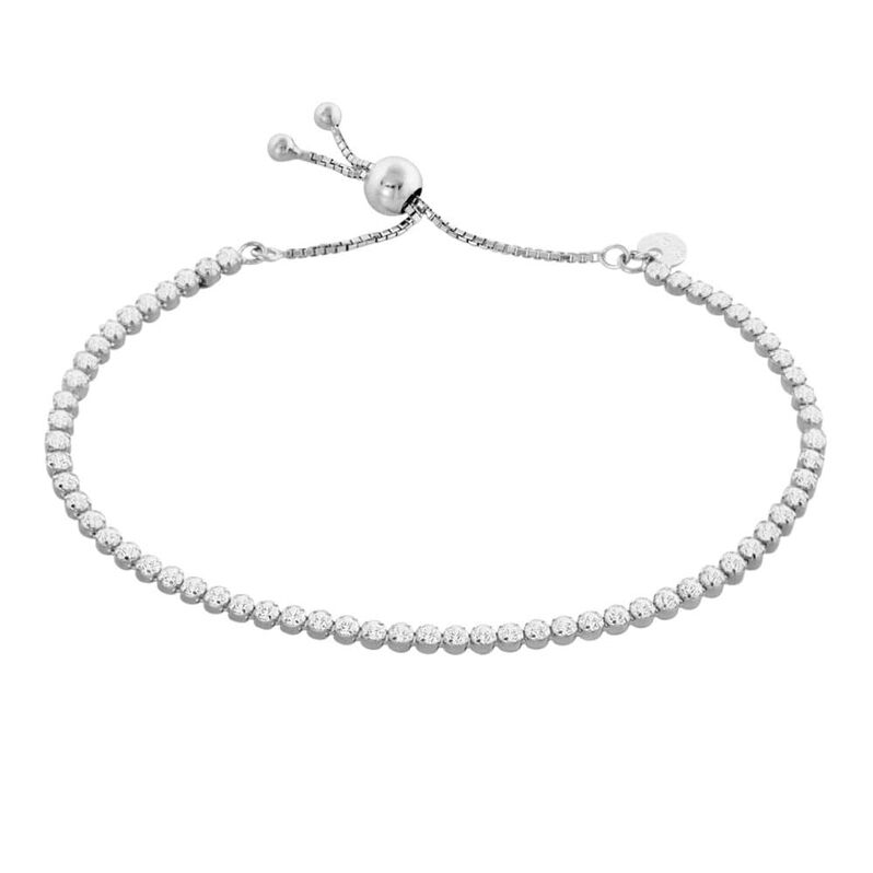 Bracciale Tennis Silver Elegance Argento Rodiato Cubic Zirconia - Spannringe Damen | OROVIVO