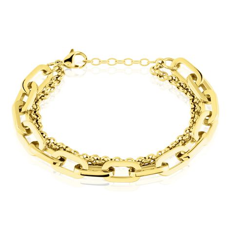 VIOLINA Damen Armkette Edelstahl vergoldet