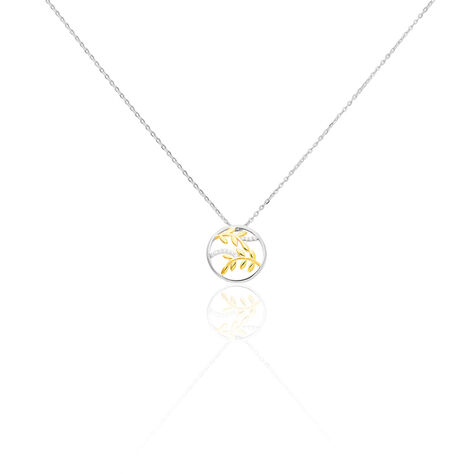 Damen Halskette Silber 925 Vergoldet Zirkonia  - Halsketten Damen | OROVIVO