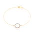 BAIZA Damen Armband Gold 375 (9 Karat) Kreis