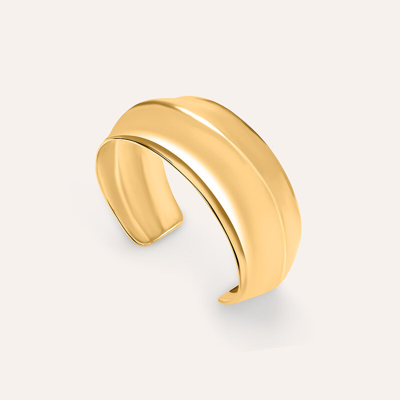 Bangle Radiance Acciaio Dorato - Spannringe Damen | OROVIVO