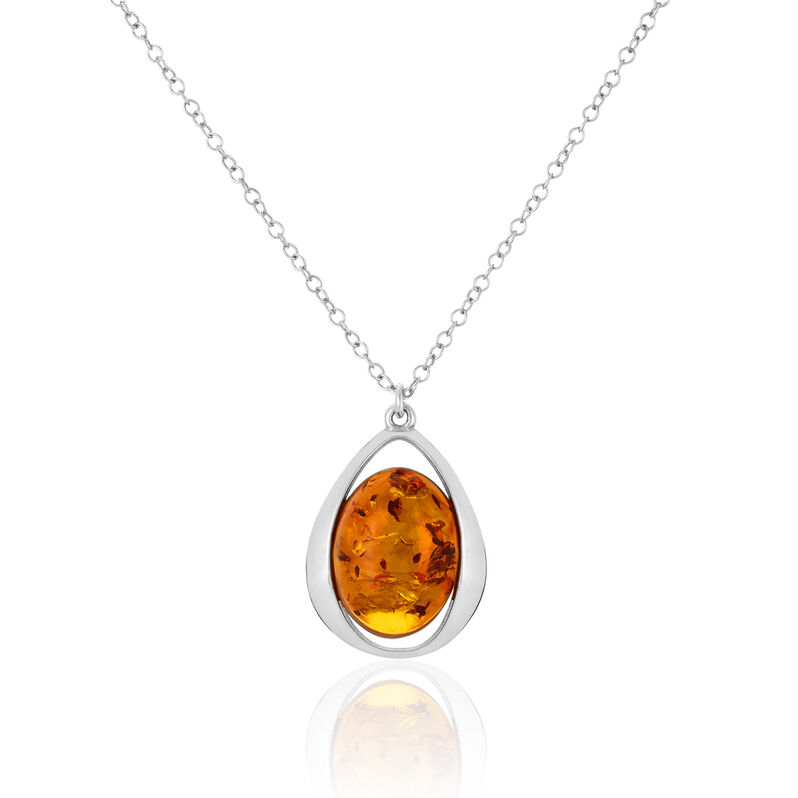 Collier Argent Ambre - Spannringe Damen | OROVIVO