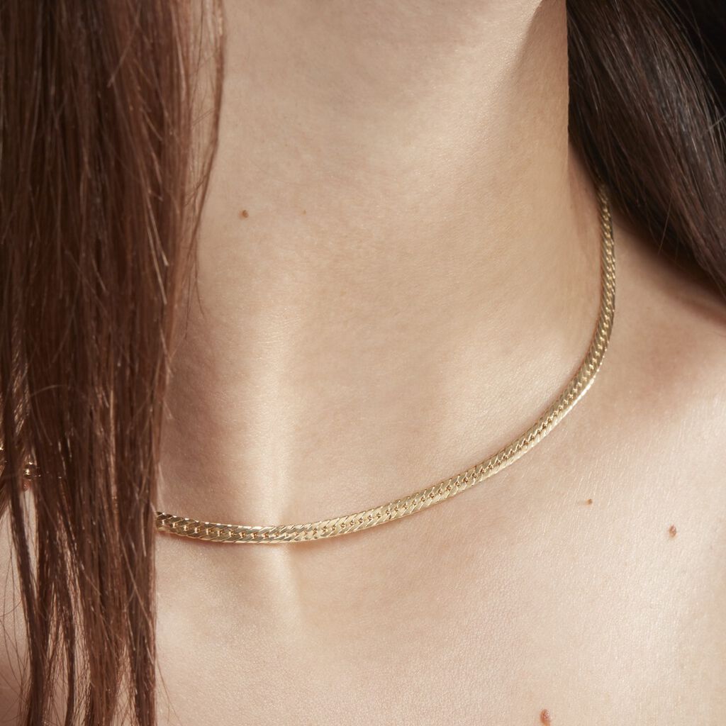 Collier Doline Maille Anglaise Or Jaune - Spannringe Damen | OROVIVO