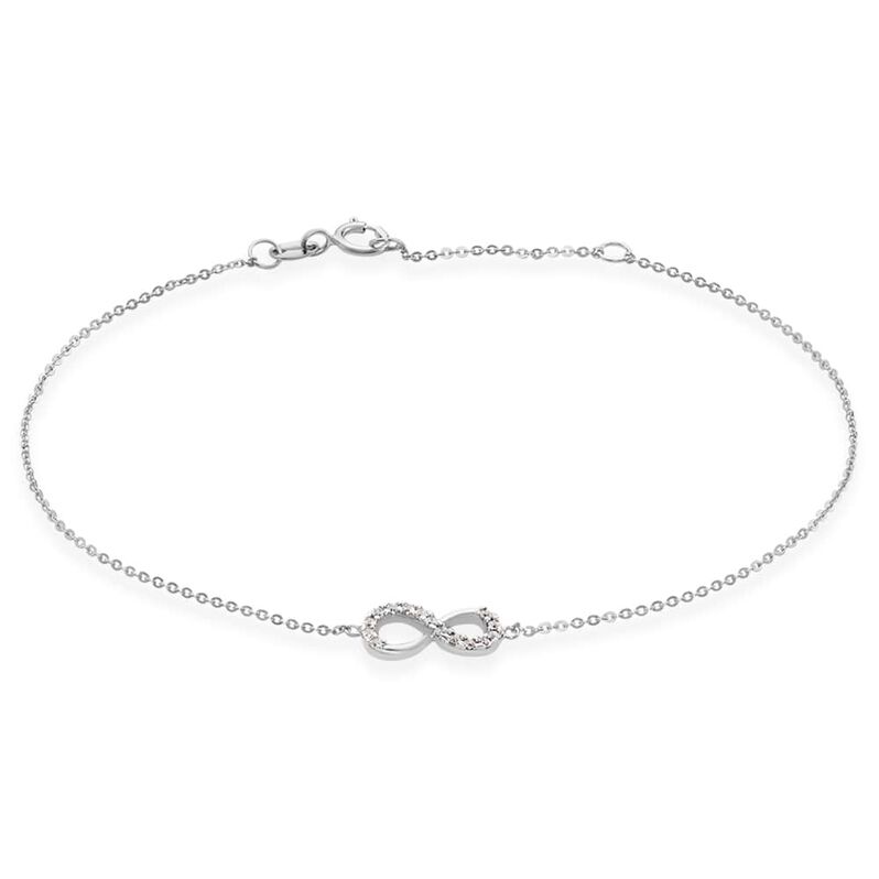 Bracciale Claire Oro Bianco Cubic Zirconia - Spannringe Damen | OROVIVO