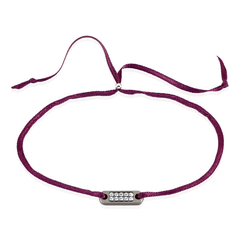 Bracelet Laiton Blanc Cristaux De Swarovski - Spannringe Damen | OROVIVO