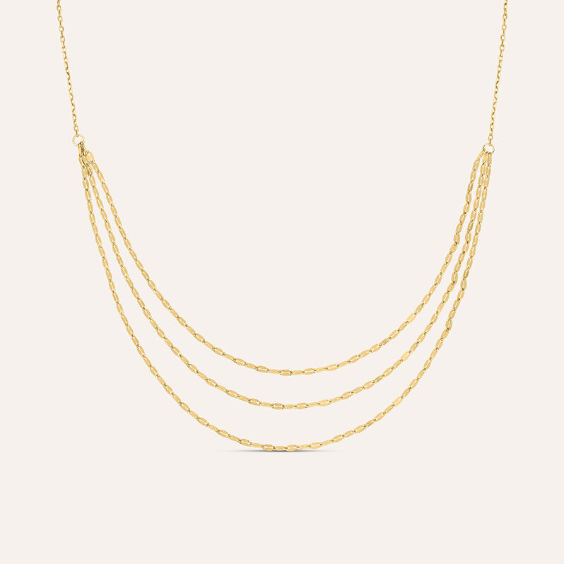 Collana Beverly Oro Giallo - Spannringe Damen | OROVIVO