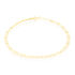 Damen Fu&szlig;kette Gold 375 (9 Karat) Ball B 0,2 mm