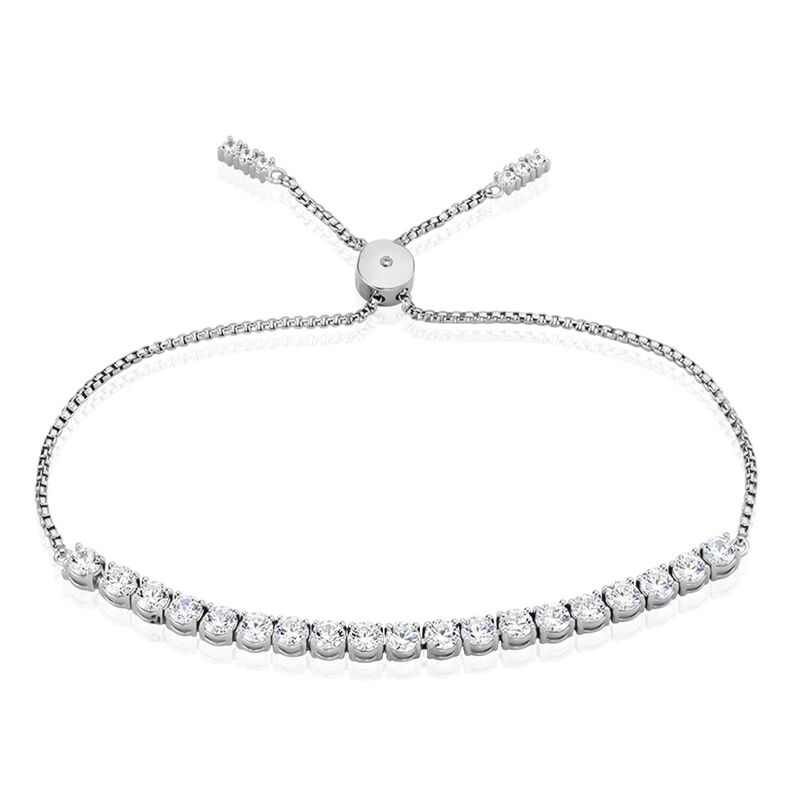 BRACY Damen Armband Silber Silber 925 Zirkonia Wei&szlig; 5,51 ct - Armb&auml;nder Damen | OROVIVO