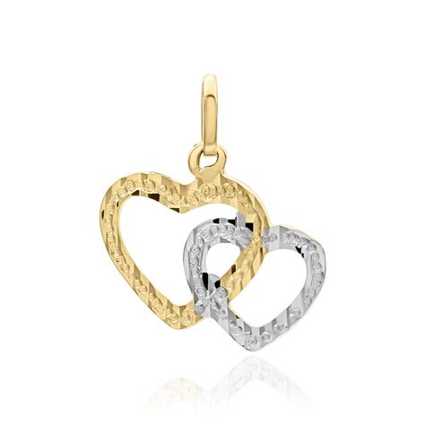 Anhänger Gold 375 Bicolor Herz - Schmuckanhänger Damen | OROVIVO