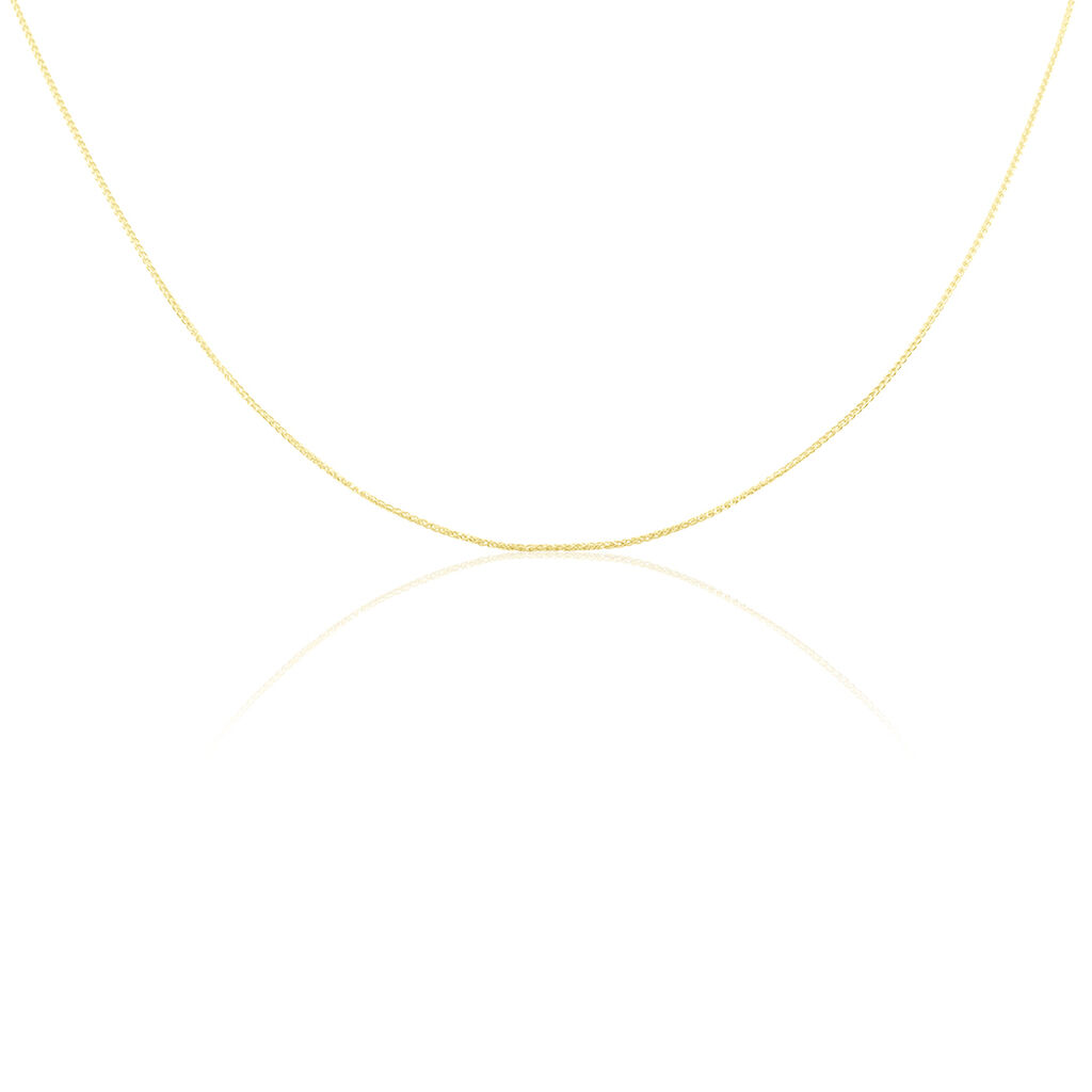 Damen Zopfkette Gold 375  - Halsketten Damen | OROVIVO