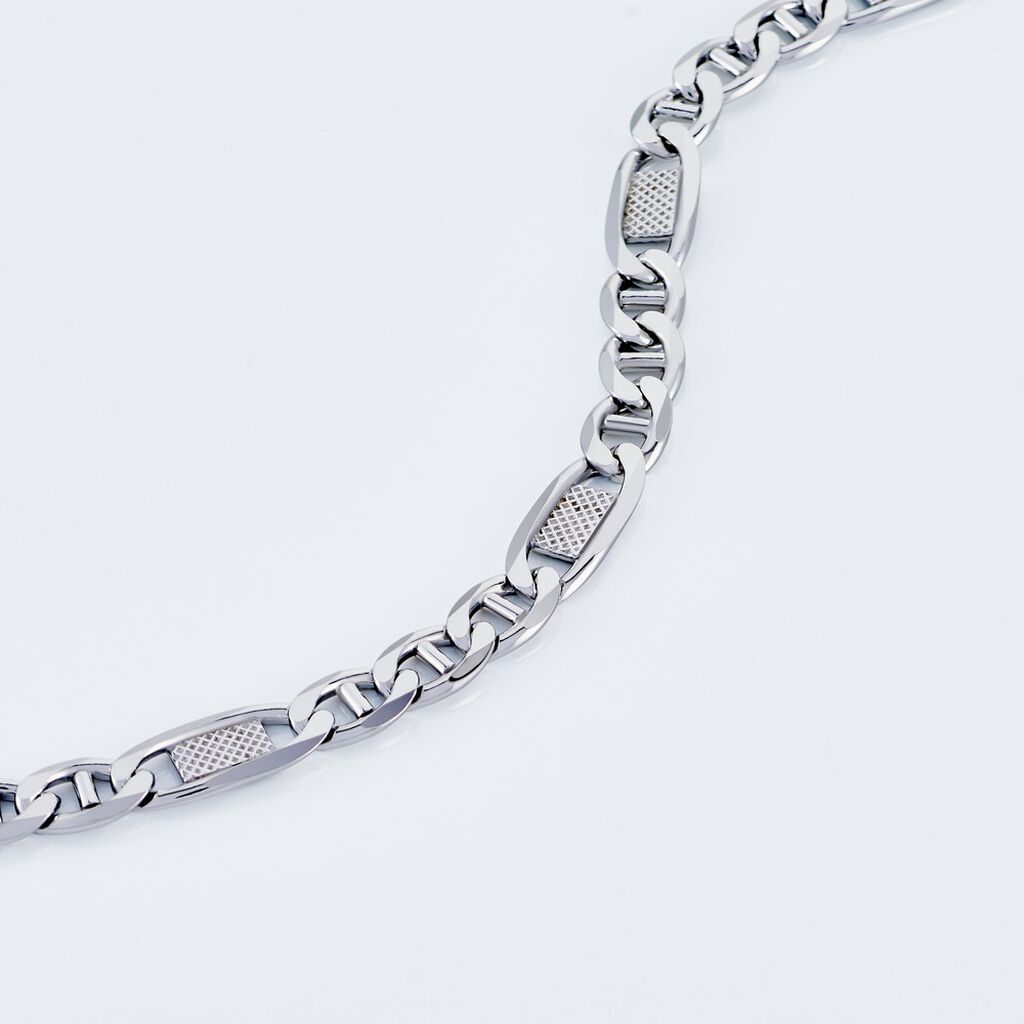 PANZER S Unisex Armkette Silber 925 B 5 mm